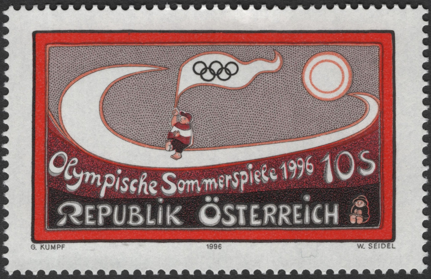 SCG3337 - Austria 1996 Summer Olympics Stamp