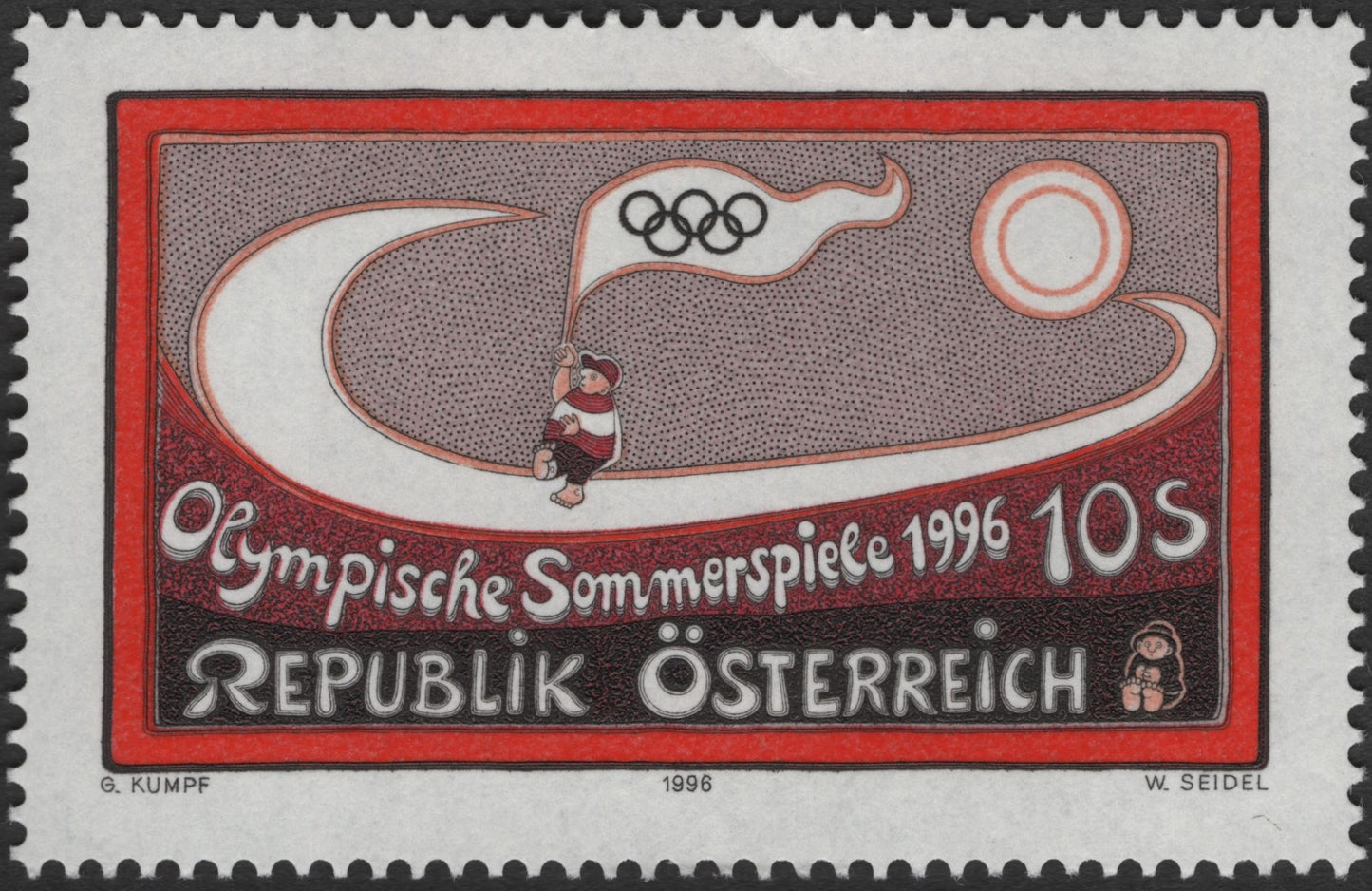SCG3350 - Austria 1996 – Summer Olympics Commemorative Stamp