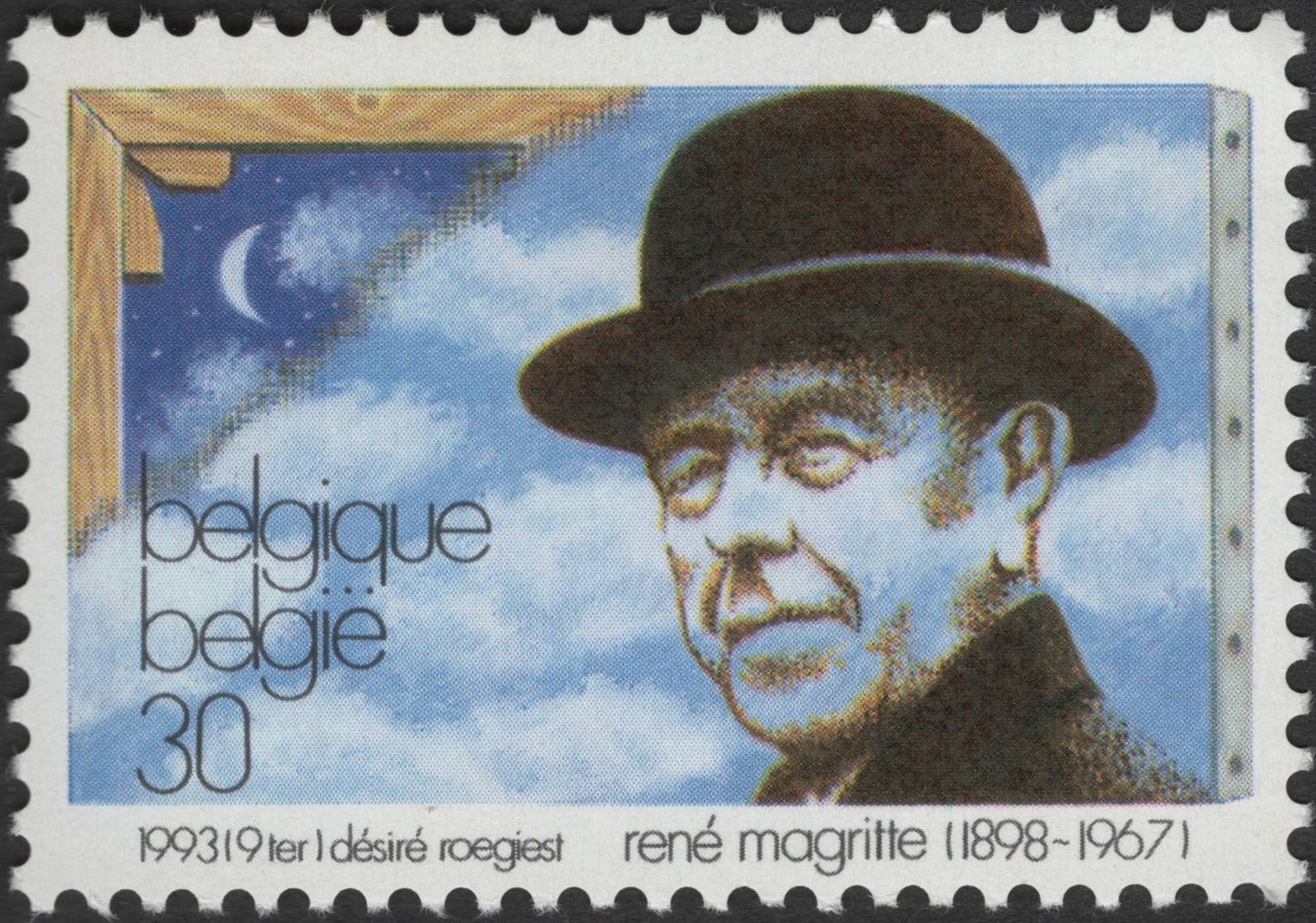 SCG3339 - Belgium 1993 – René Magritte Commemorative Stamp
