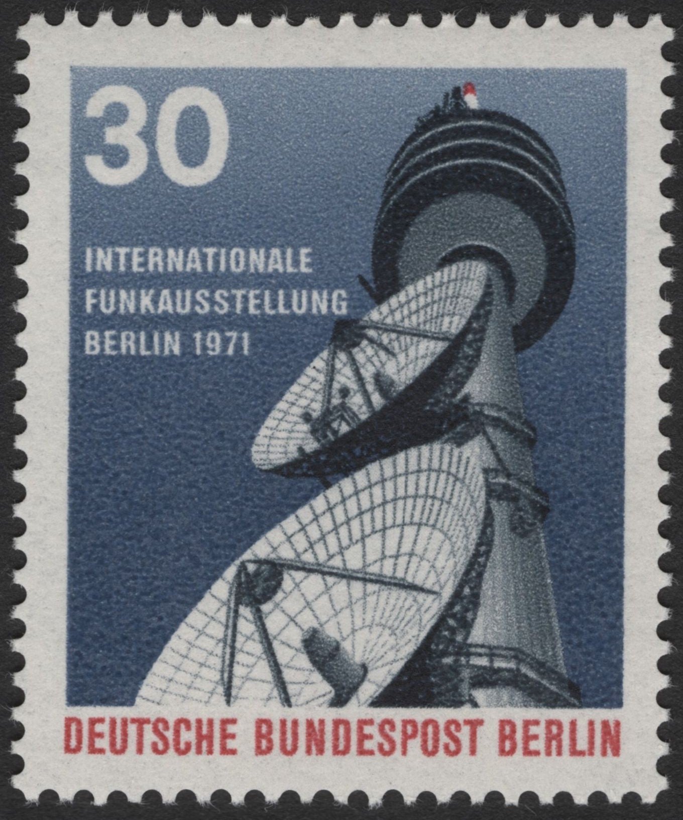 SCG3364 - West Berlin 1971 – Internationale Funkausstellung Stamp