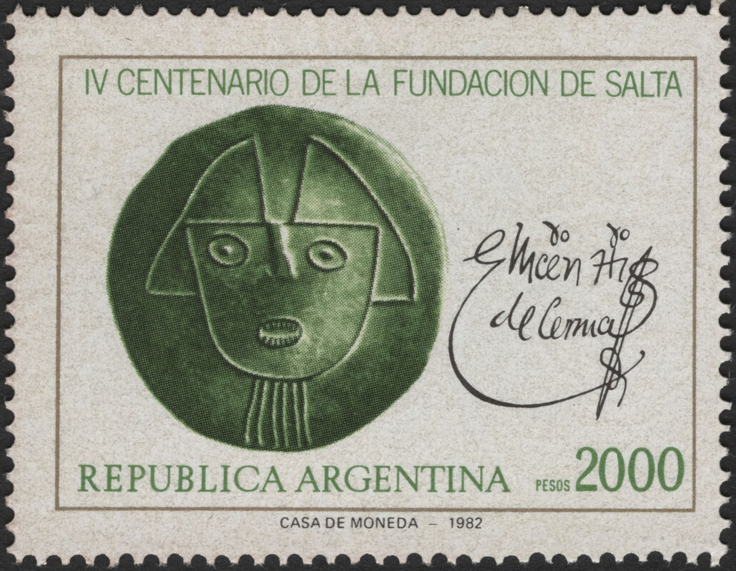 SCG3400 - Argentina 1982 – 400th Anniversary of the Founding of Salta