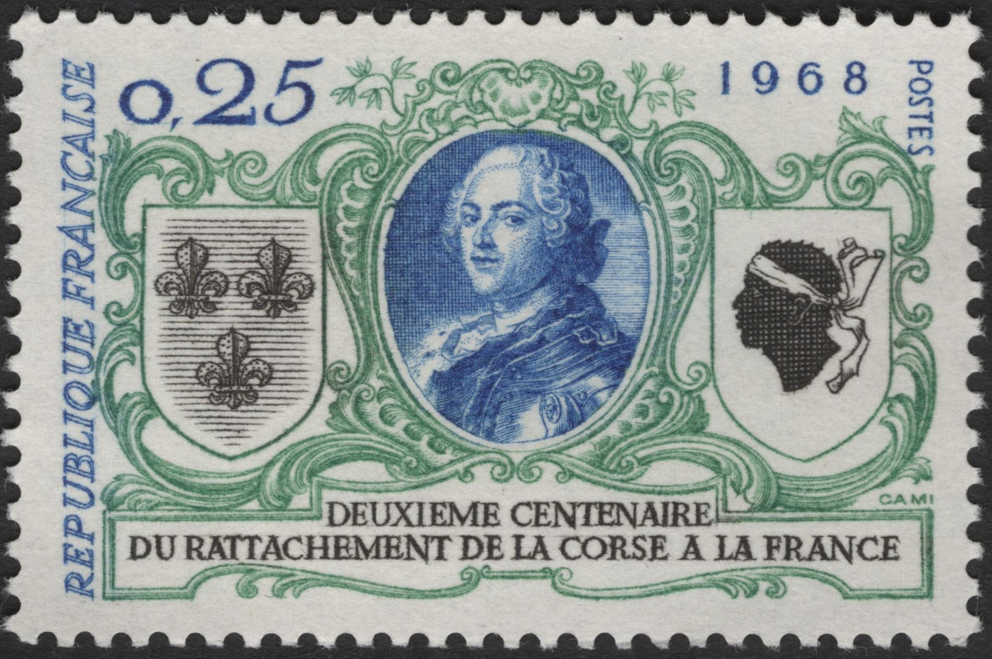 SCG3406 - France 1968 – 200th Anniversary of Corsica’s Union with France