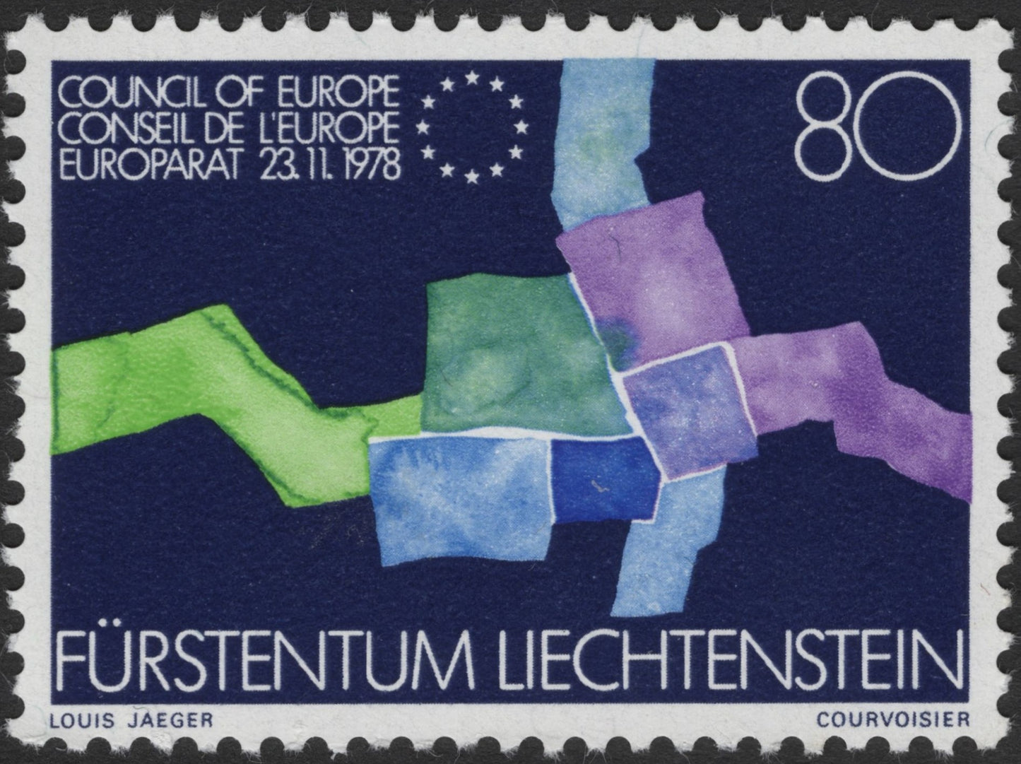 SCG3415 - 1978 Liechtenstein – Council of Europe Commemorative