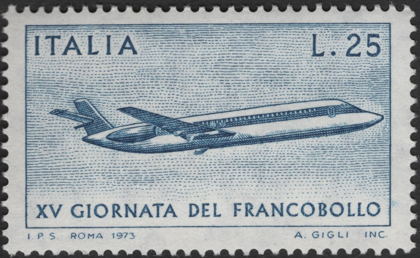 SCG3317 - Italy 1973 – XV Giornata del Francobollo (15th Stamp Day)