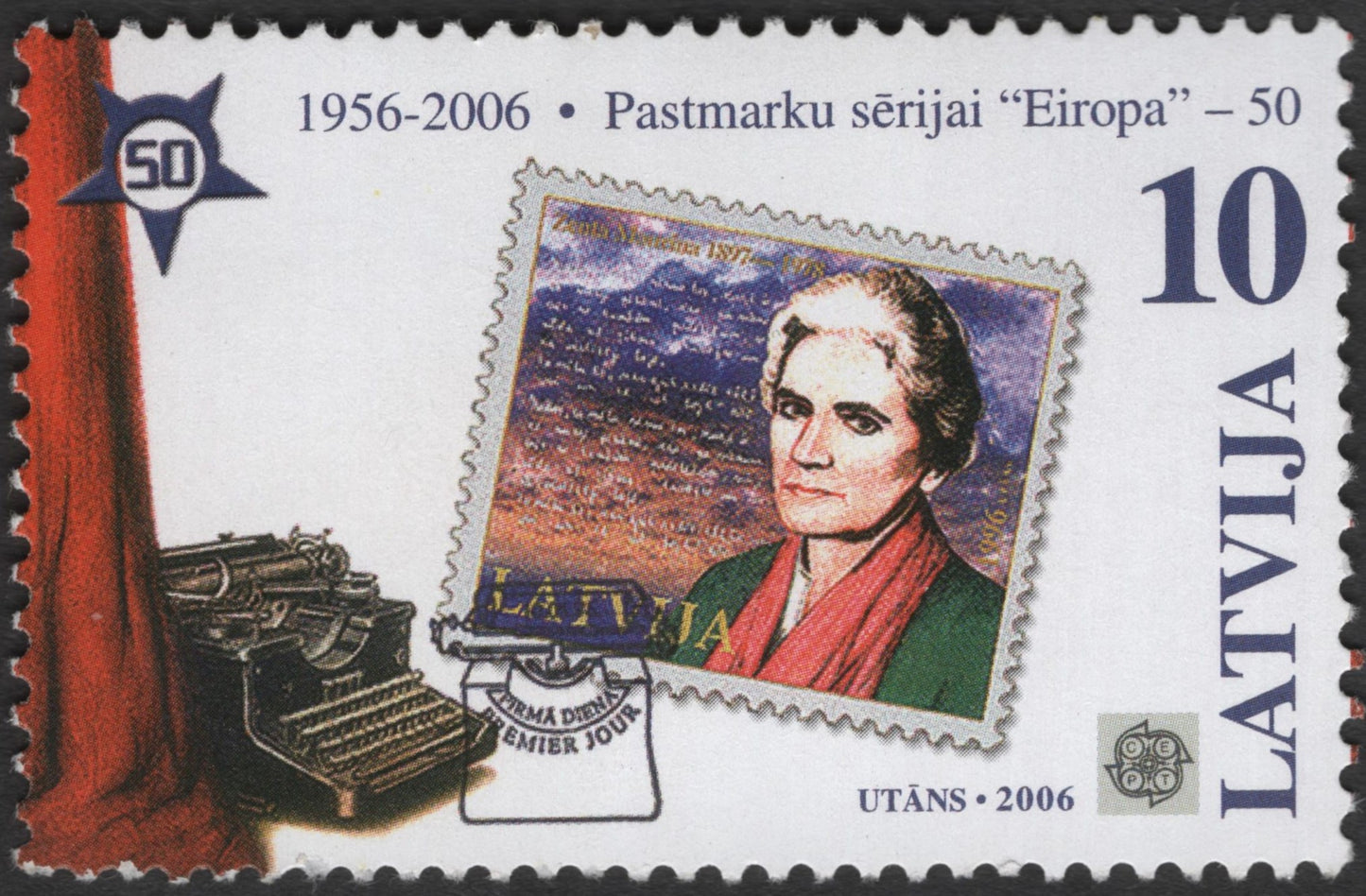 SCG3434 - Latvia 2006 – 50 Years of EUROPA Stamp Series