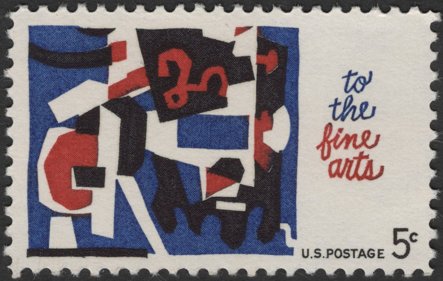 SCG3437 - USA 1964 "To the Fine Arts" Stamp – 5¢