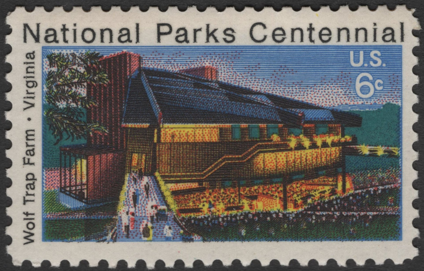 SCG3438 - USA 1972 National Parks Centennial – Wolf Trap Farm Stamp