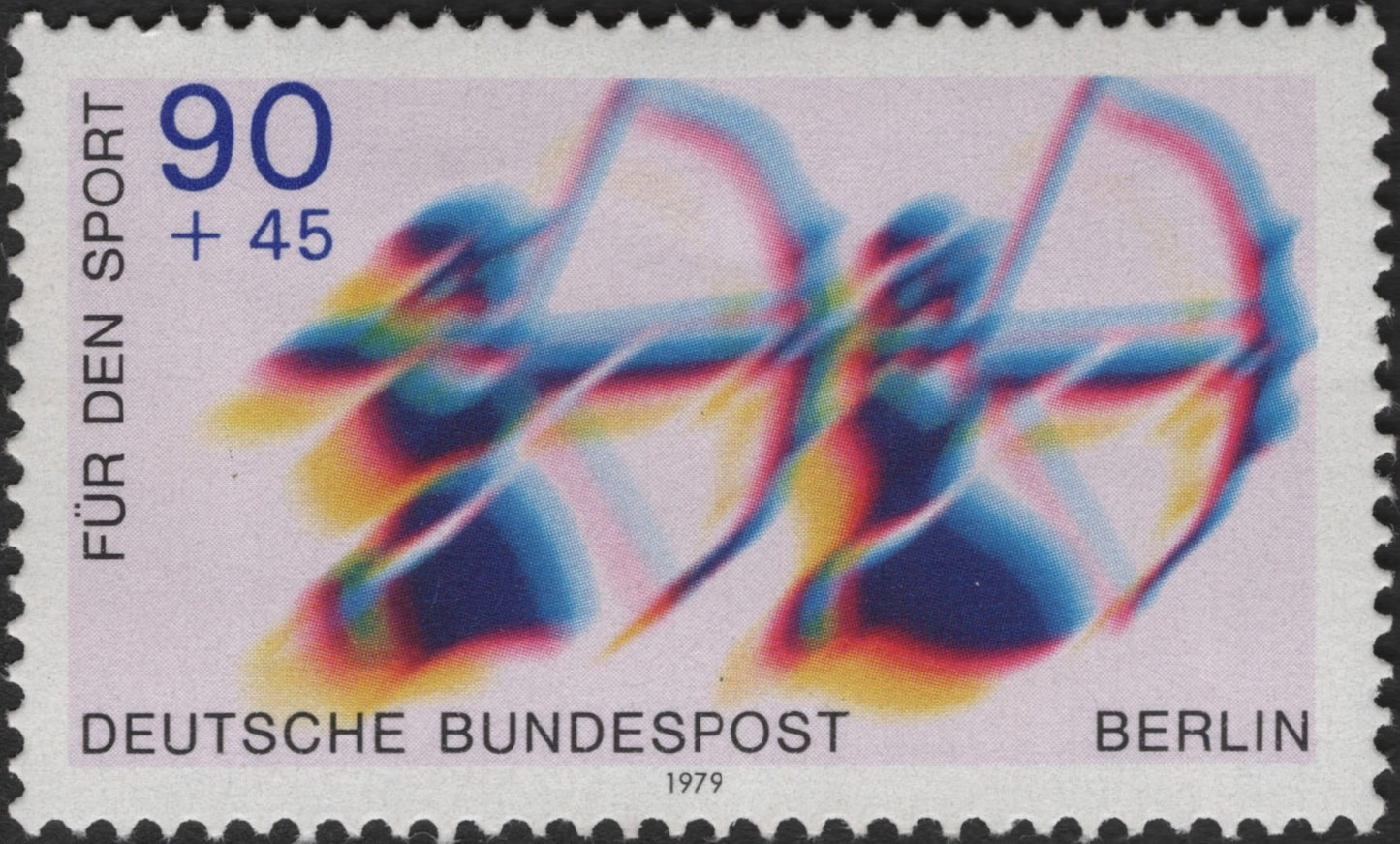 SCG3534 - 1979 West Berlin "Für den Sport – Archery" Semi-Postal Stamp