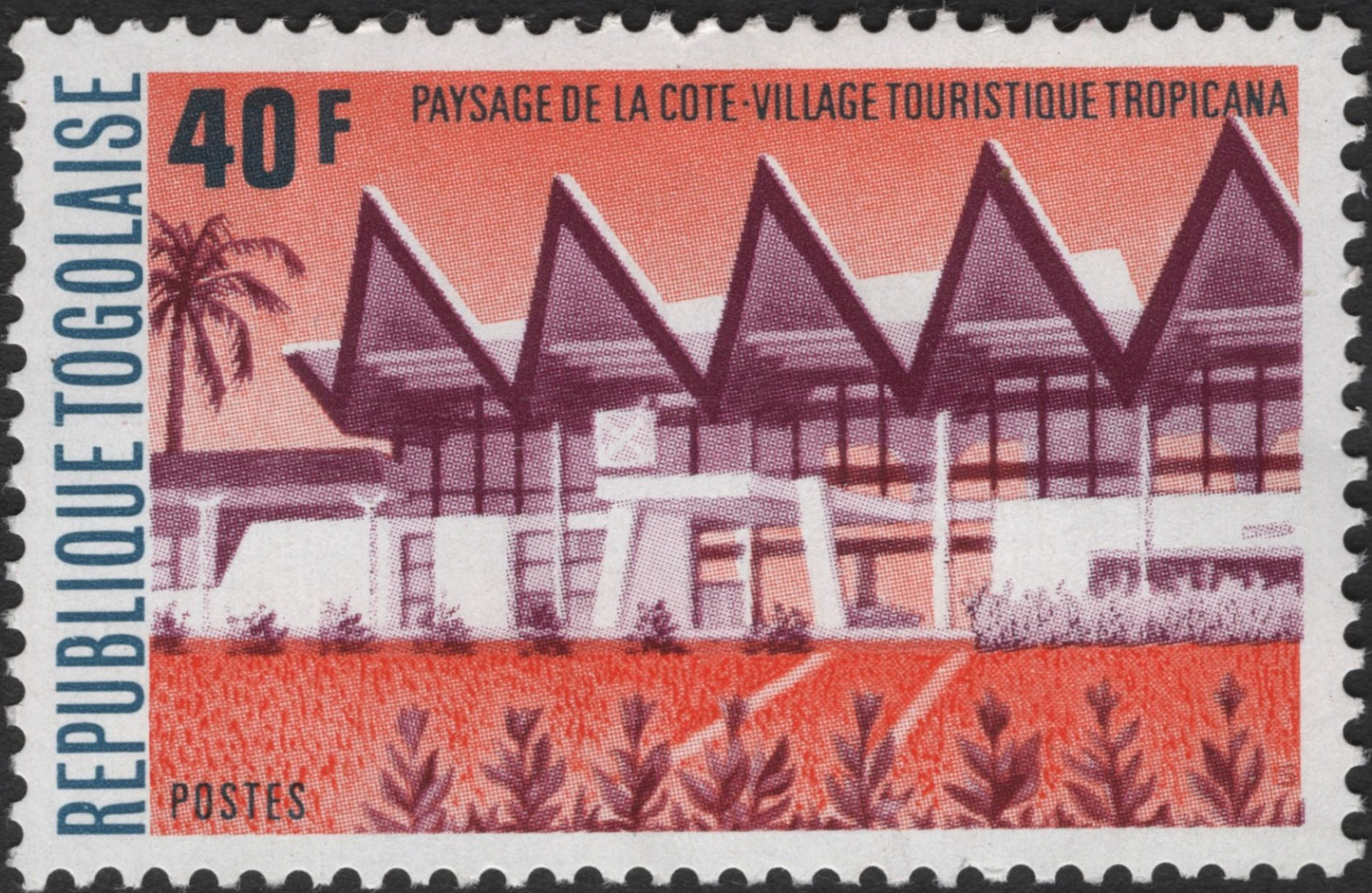 SCG3512 - Togo 40F – Village Touristique Tropicana, Coastal Landscape