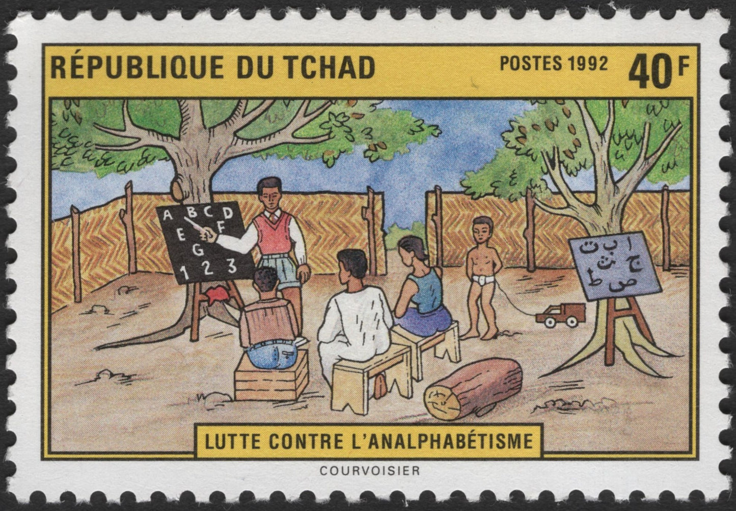 SCG3549 - Chad 1992 – Fight Against Illiteracy
