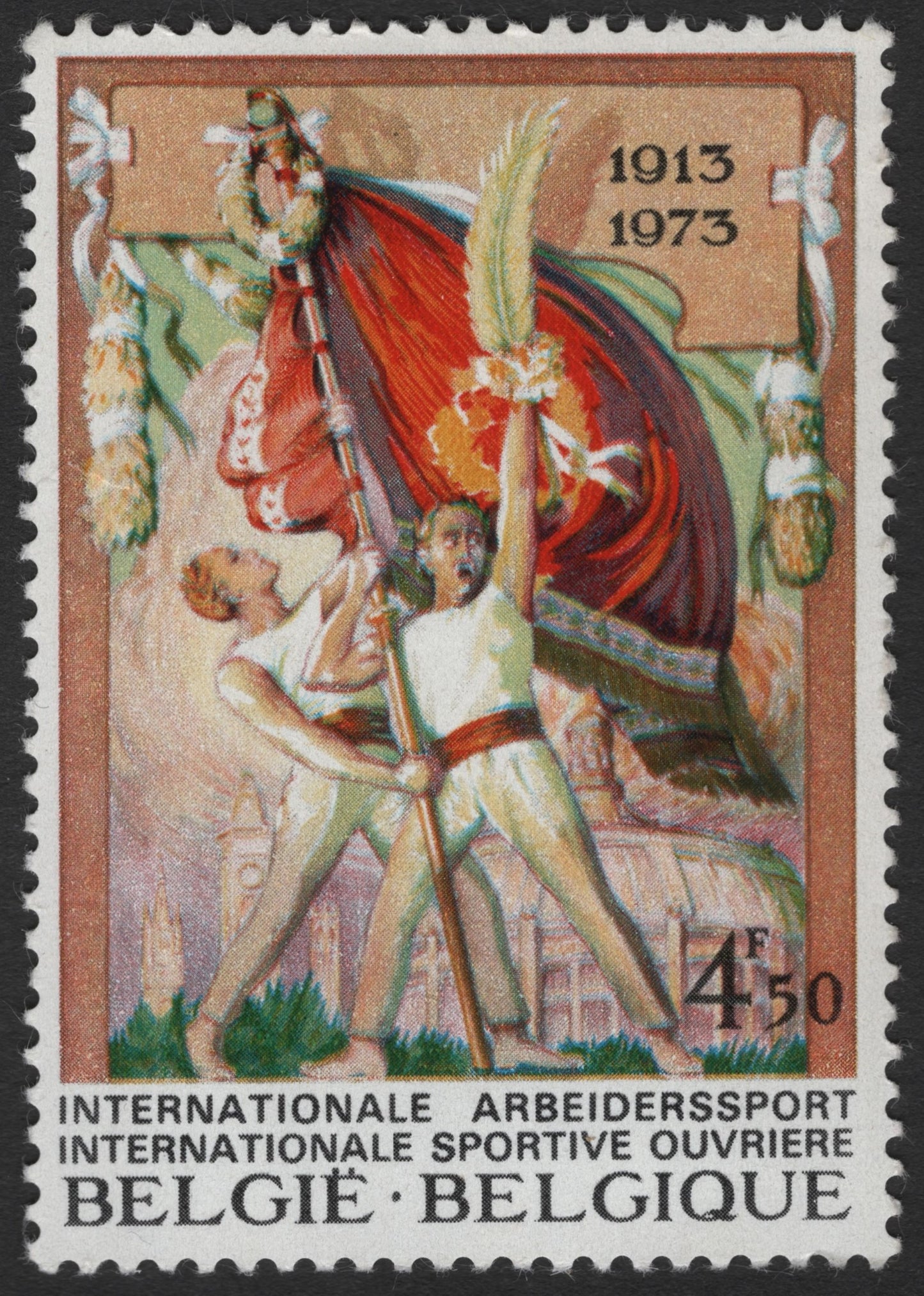 SCG3572 - Belgium 1973 – 60th Anniversary of the International Workers' Sports Movement
