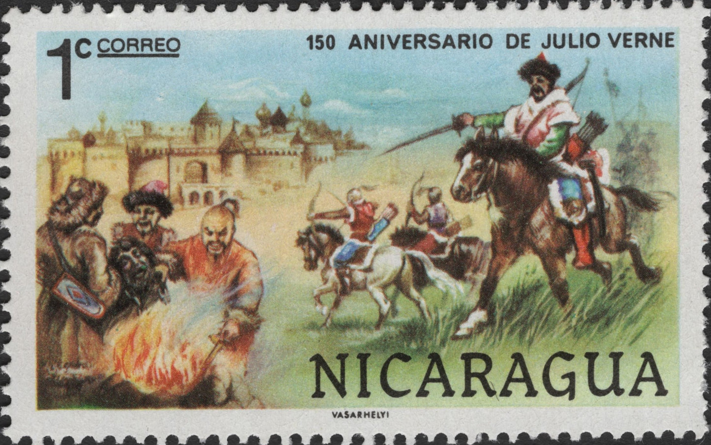 SCG3591 - Nicaragua – 150th Anniversary of Jules Verne – 1978 (Set of 3)