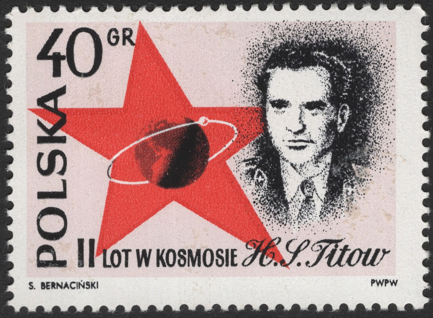 SCG3576 - Poland 1962 – Cosmonaut Gherman Titov’s Second Spaceflight