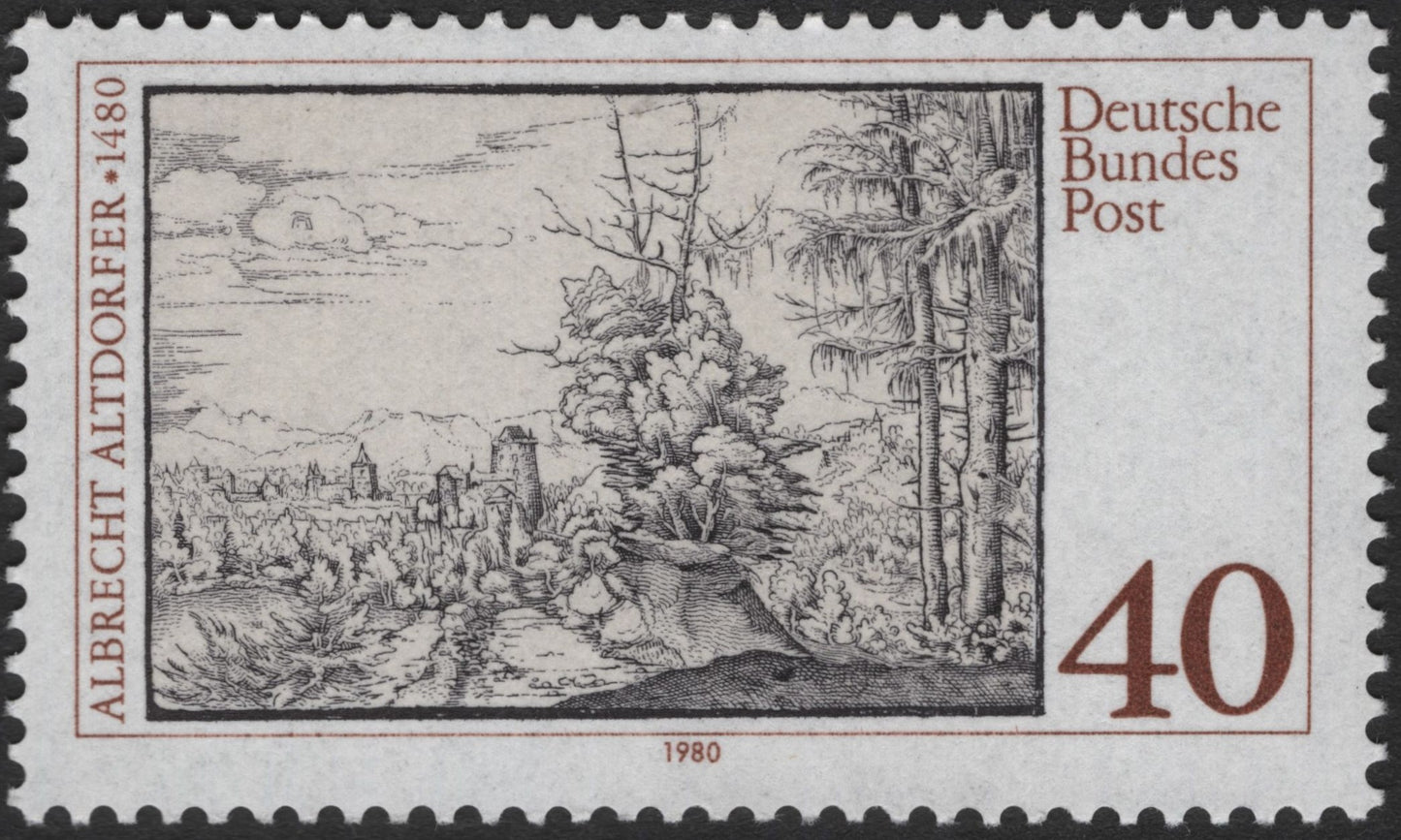 SCG3636 - Germany 1980 – Albrecht Altdorfer Landscape Engraving