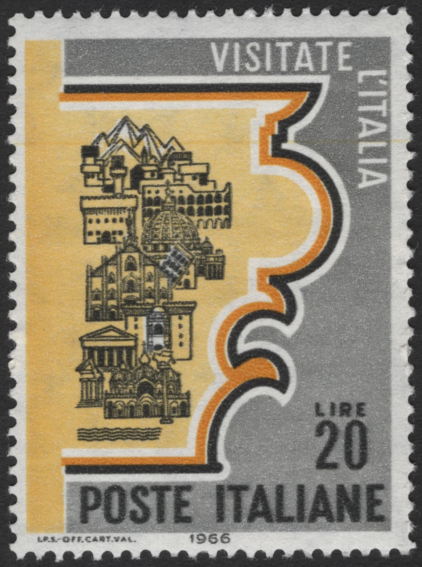SCG3605 - Italy 1966 “Visit Italy” Tourism Promotion Stamp