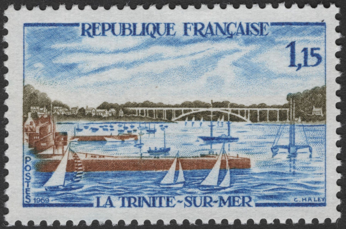 SCG3649 - France 1969 – La Trinité-sur-Mer Harbor
