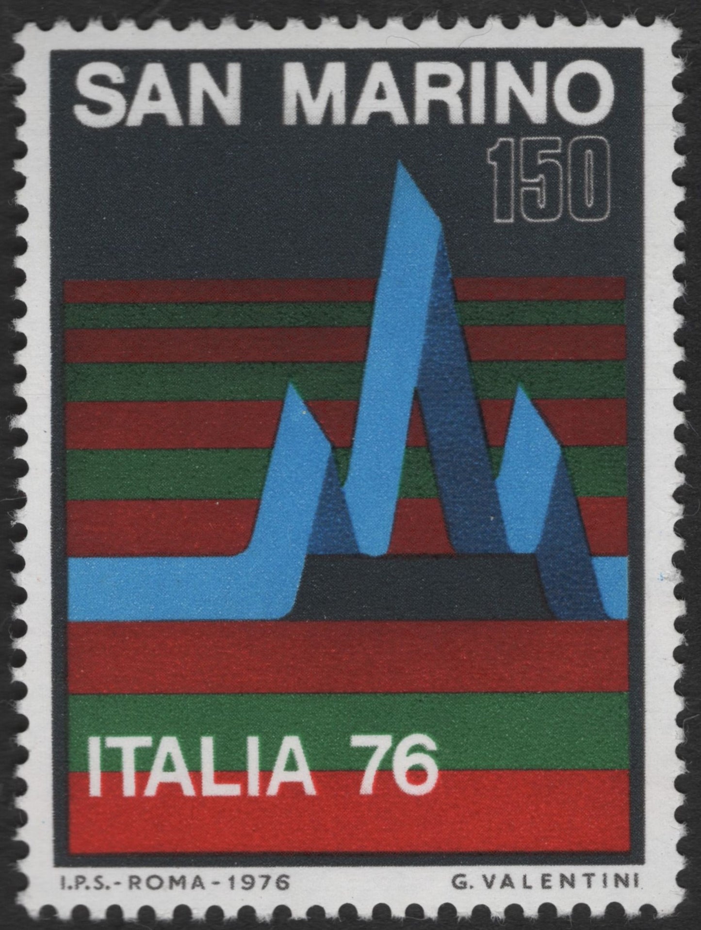SCG3662 - San Marino 1976 “Italia 76” Stamp