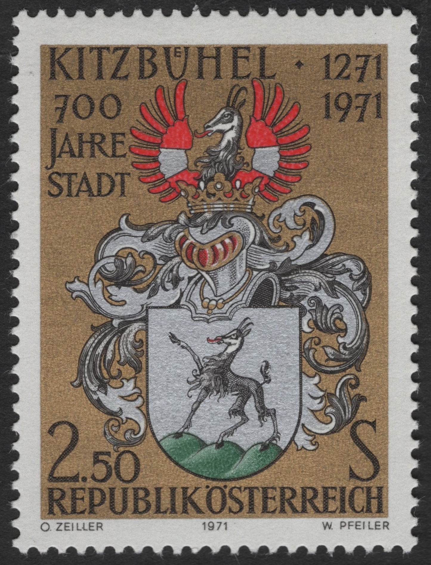 SCG3663 - Austria 1971 – 700 Years of Kitzbühel City Rights