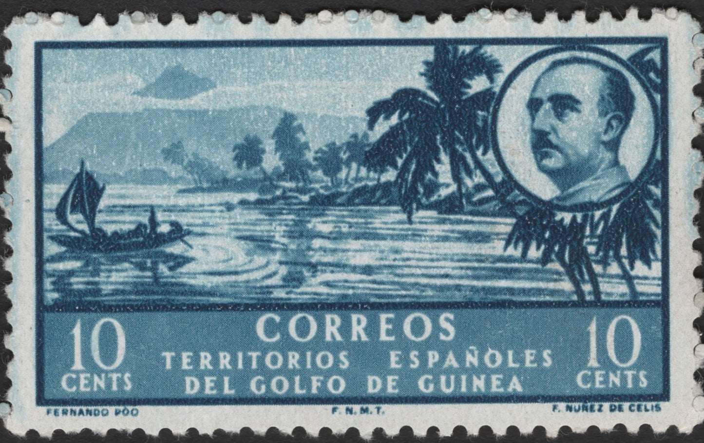 SCG3705 - Spanish Territories of the Gulf of Guinea – 10 Céntimos (Fernando Poo)