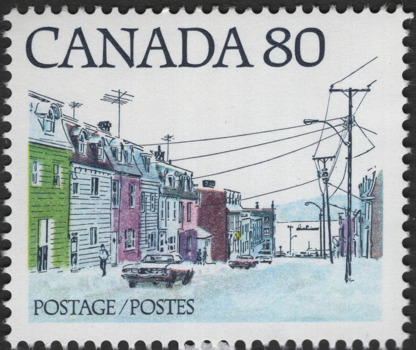 SCG3702 - Canada 1985 – Urban Street Scene (80¢)