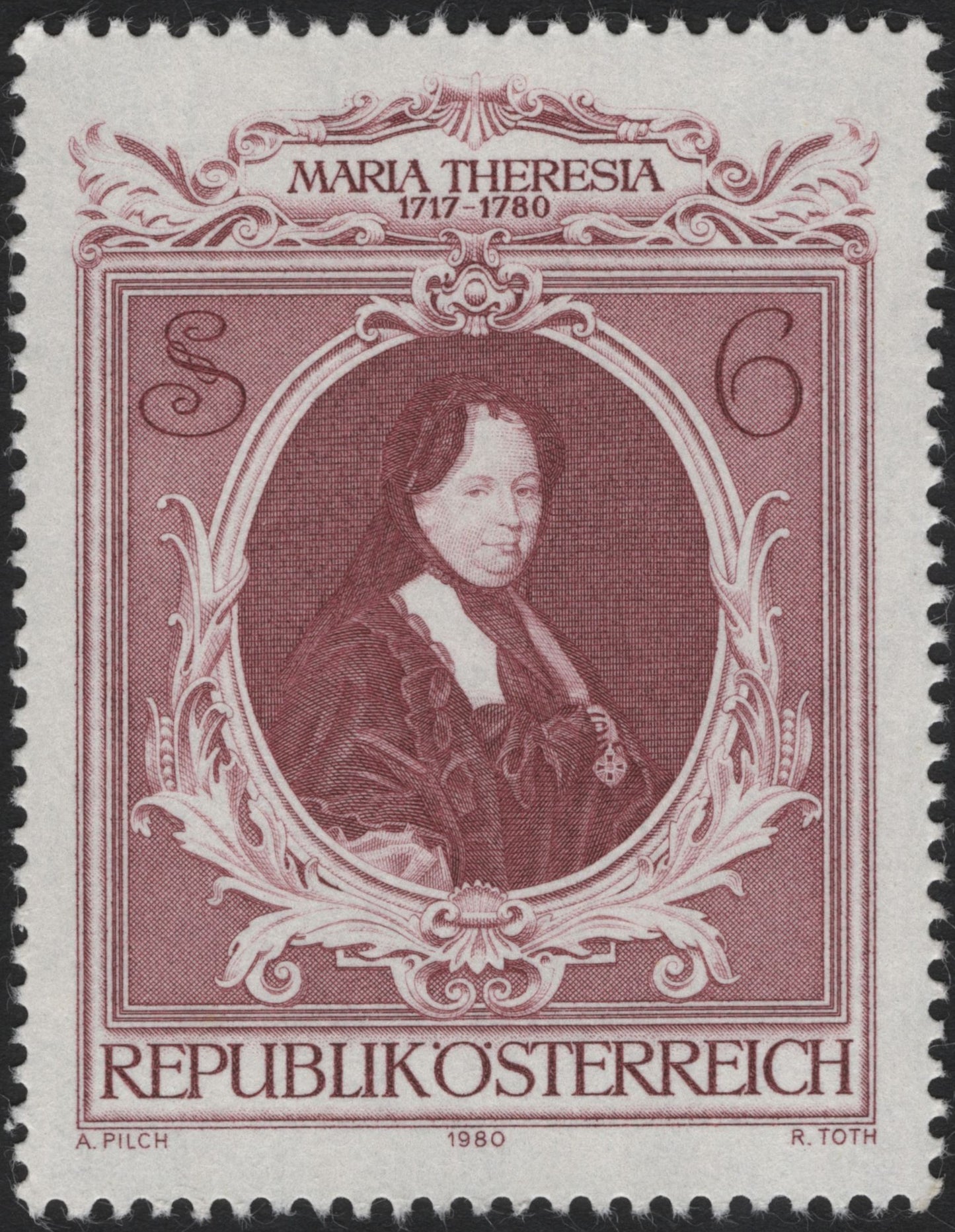 SCG3872 - Austria 1980 – Maria Theresa (1717–1780)