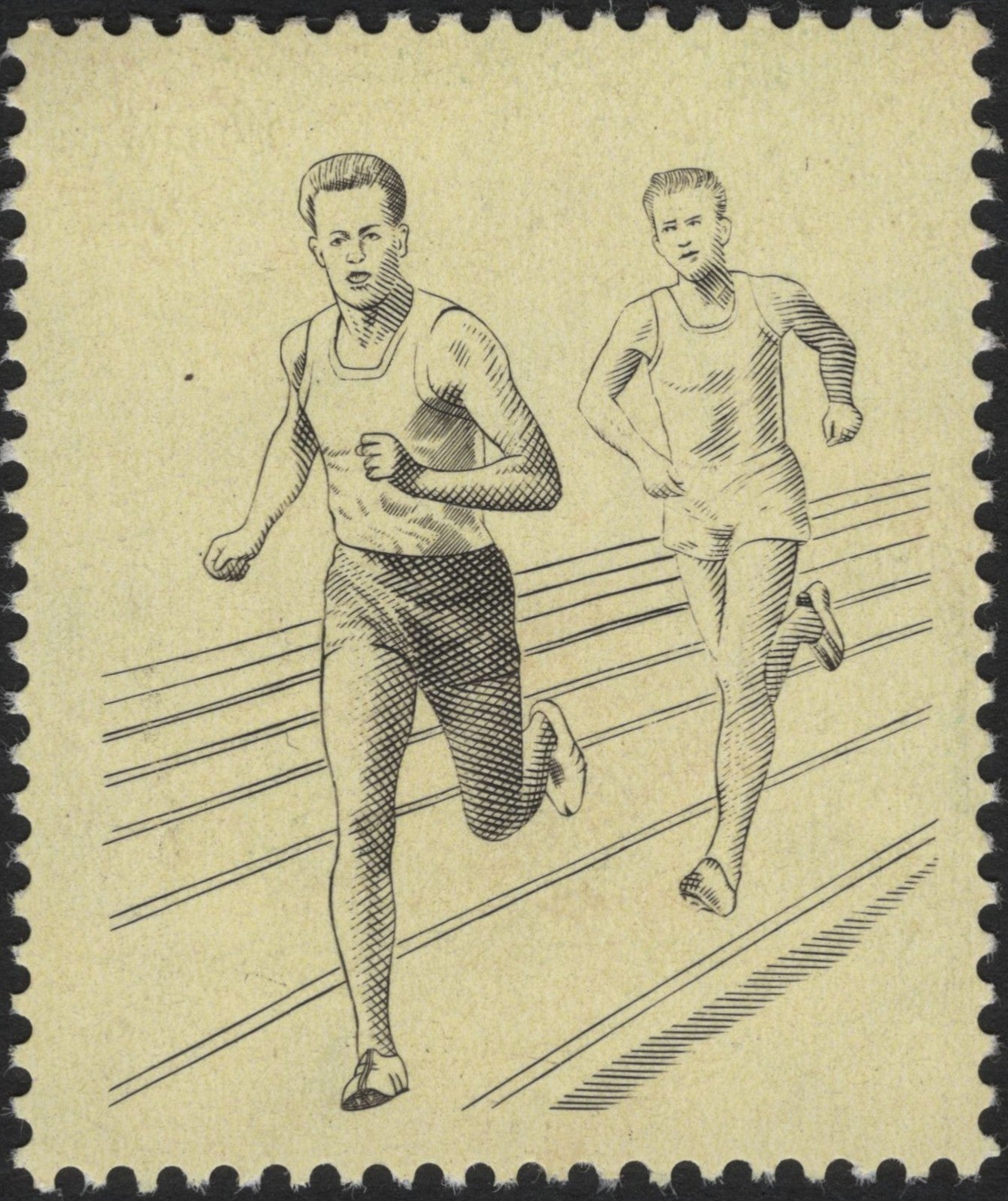 SCG3853 - Hungary – Athletics Runners Stamp (1960s)