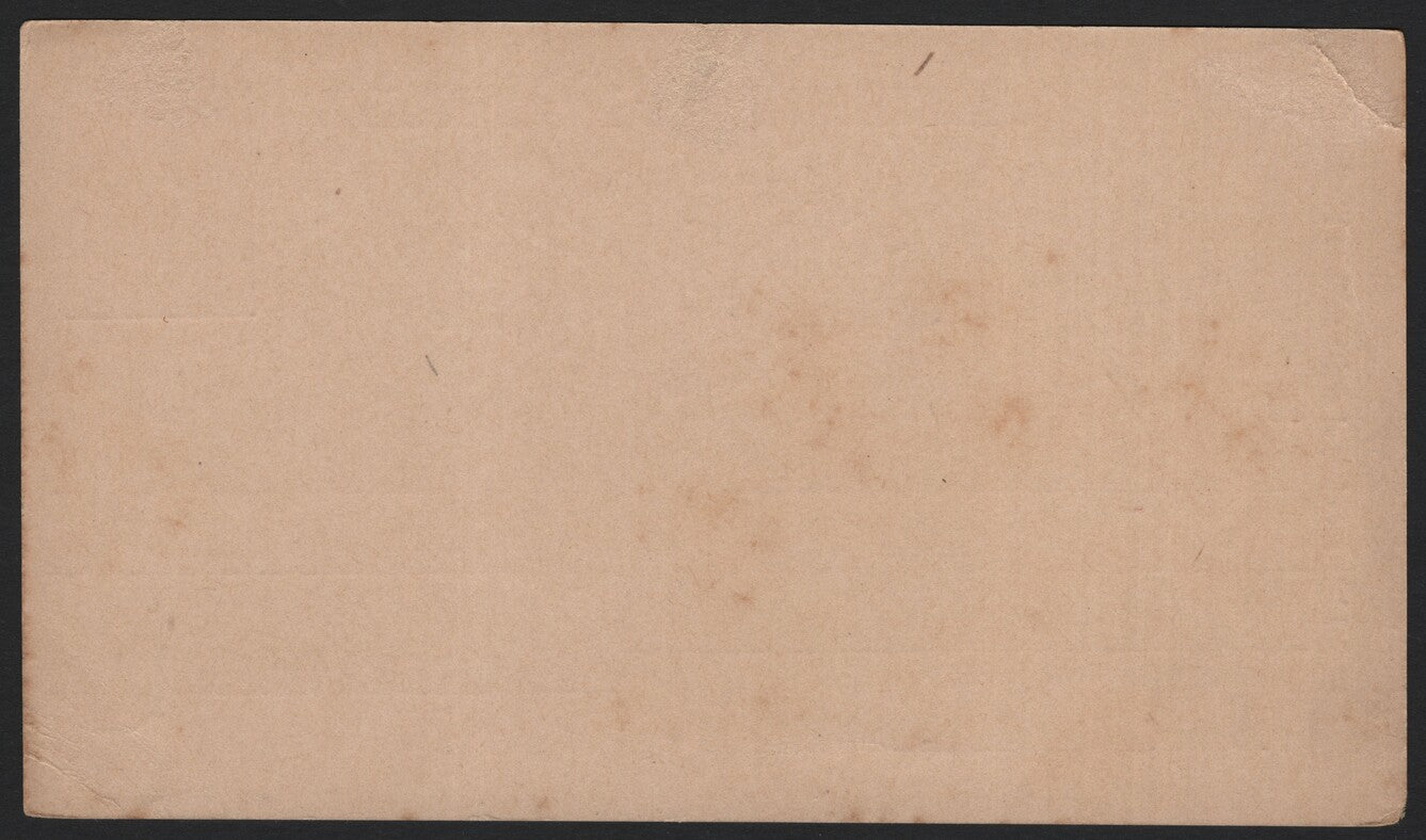 SCG3799 - Italy 10 Centesimi Postal Card – King Umberto I (c. 1890s)