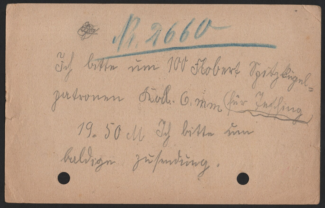 SCG3812 - Germany – Postal Card with Mixed Franking (1921)