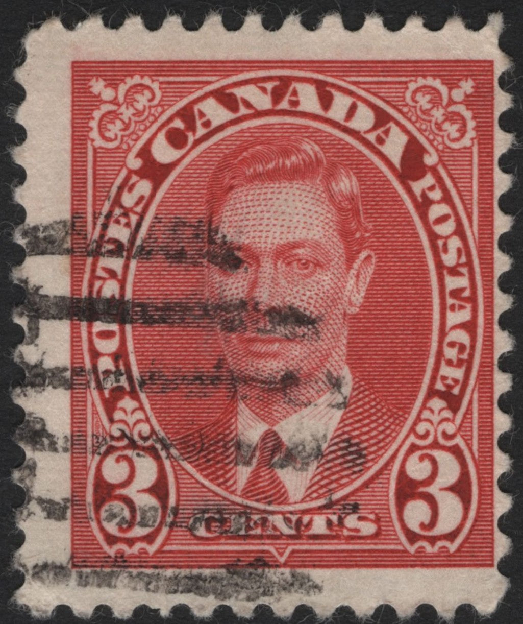 SCG3781 - Canada 1935 – King George V Definitive (3 Cents Red)