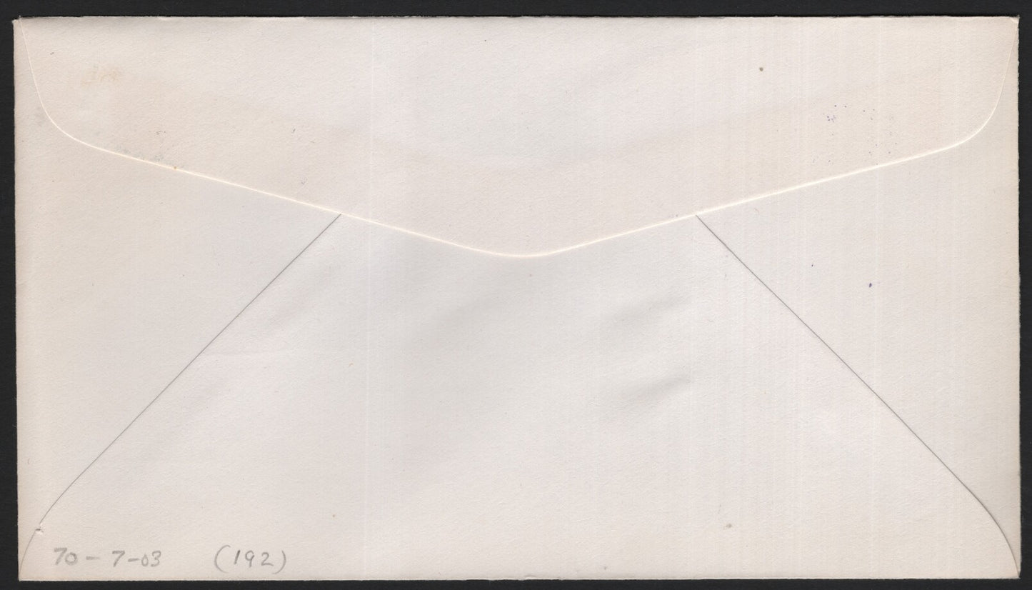SCG3925 - United States 1970 – Lions International 53rd Convention Commemorative Cover (Atlantic City, NJ)
