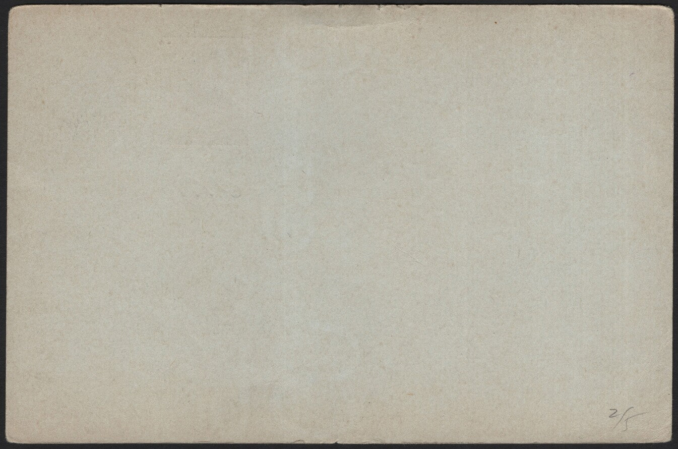 SCG3948 - Germany – Deutsches Reich Postal Stationery Card (c. 1900s)
