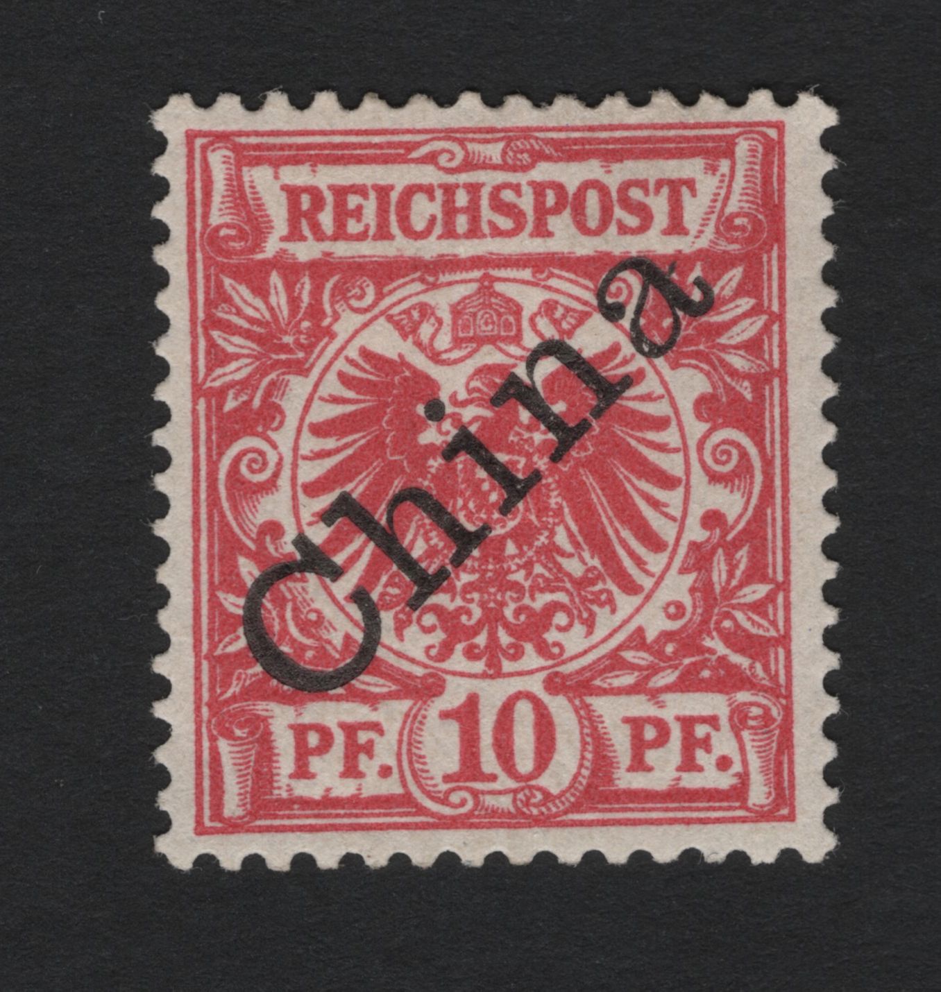 SCG3956 - Germany Offices in China – 1900 Reichspost Overprint (10 Pfennig Red)