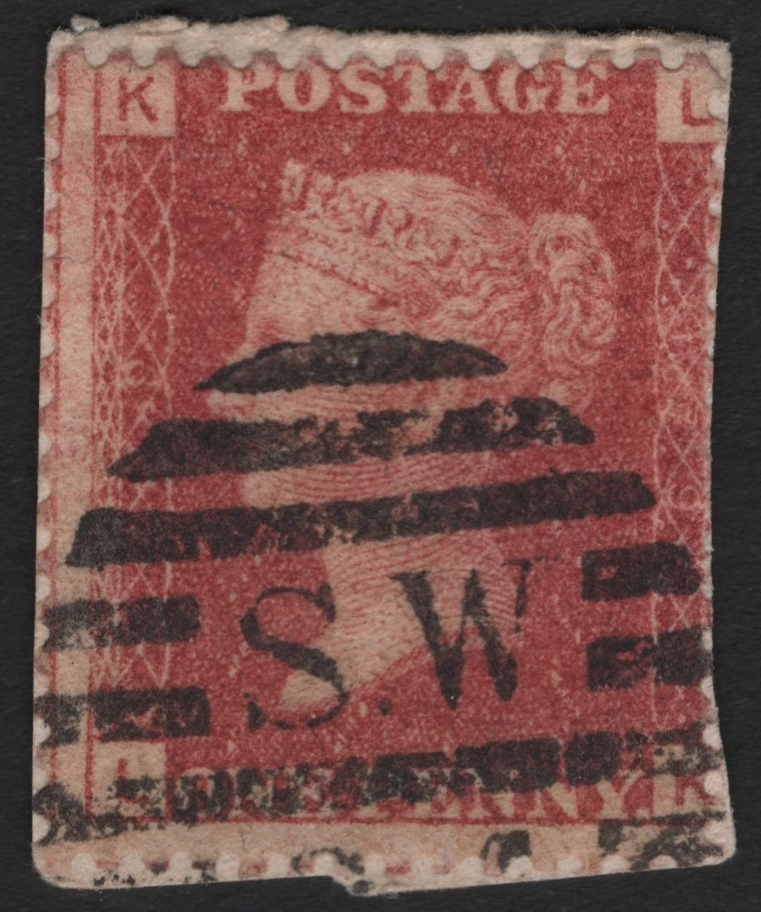 SCG3980 - Great Britain – Queen Victoria Penny Red (Plate Issue)