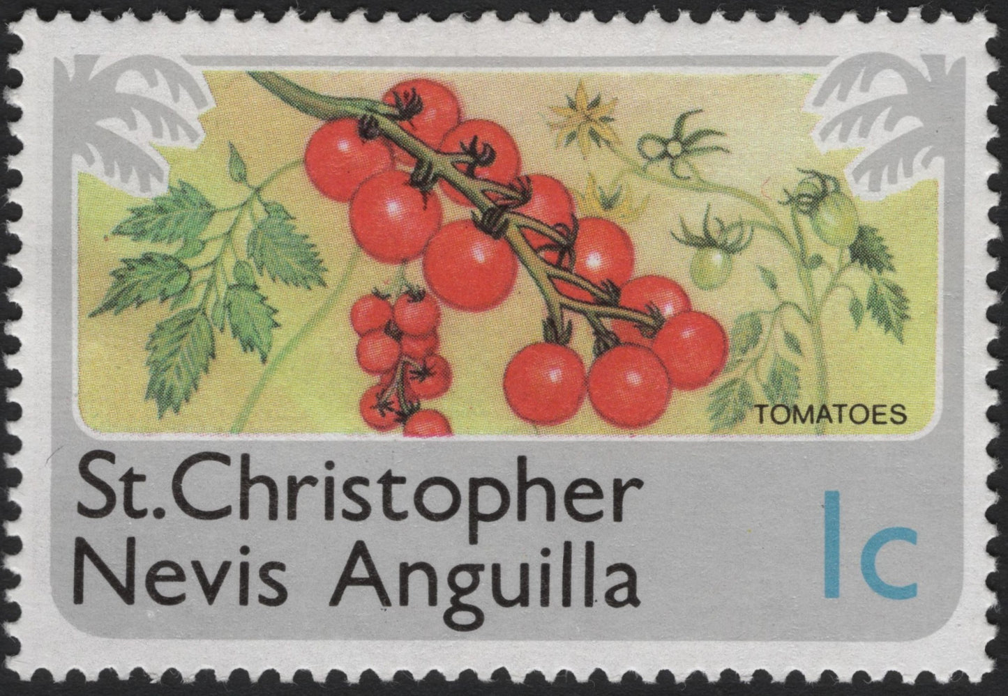 SCG4040 - St. Christopher, Nevis & Anguilla – Tomatoes (1c, 1970s)