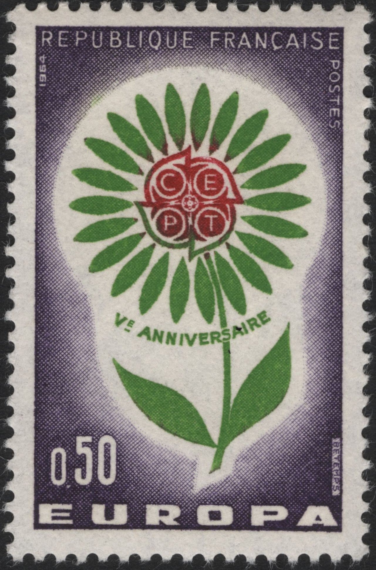 SCG4055 - France 1964 – 5th Anniversary of CEPT (Europa Issue)