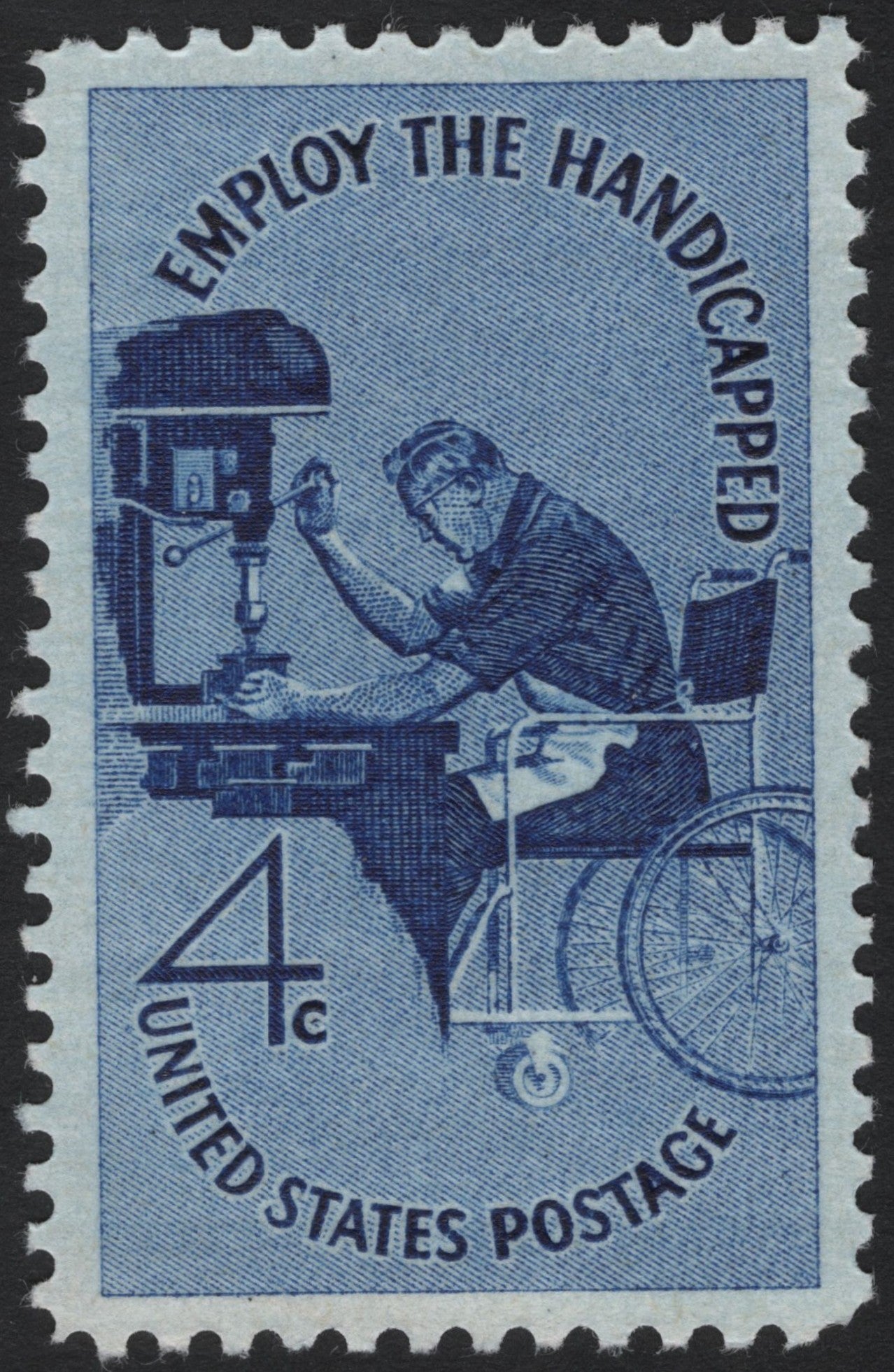 SCG4145 - United States 1960 – "Employ the Handicapped" 4¢ Stamp