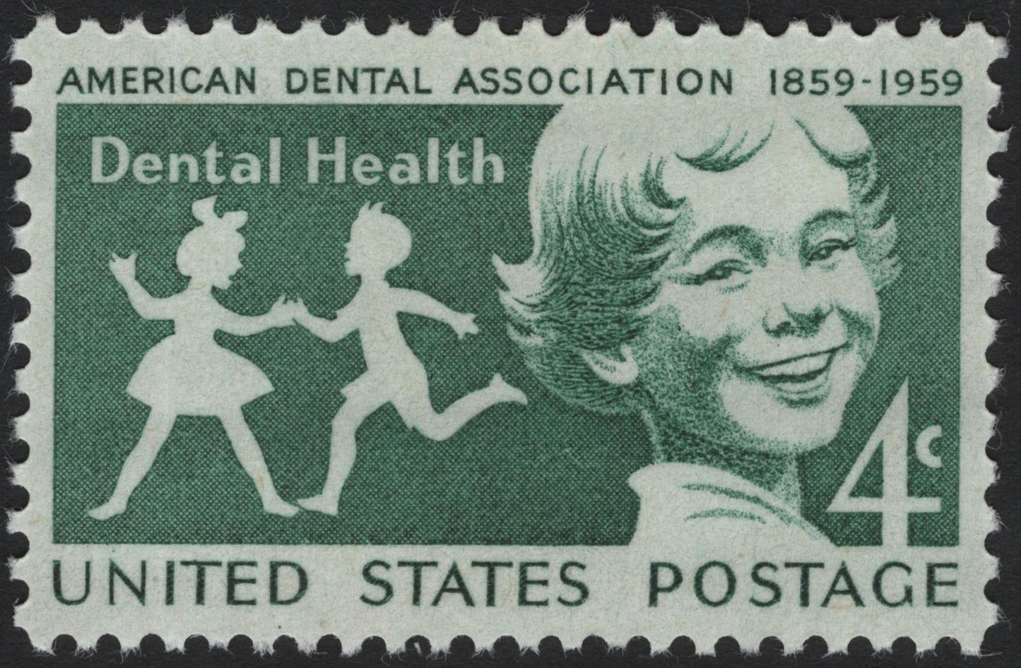SCG4169 - United States 1959 – Dental Health (American Dental Association Centennial) – 4¢