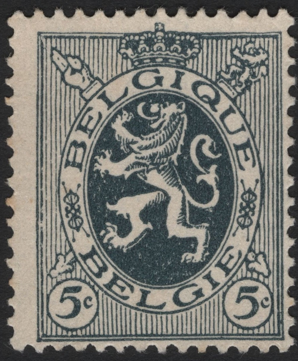 SCG4220 - Belgium 5c Coat of Arms Stamp – Early Issue
