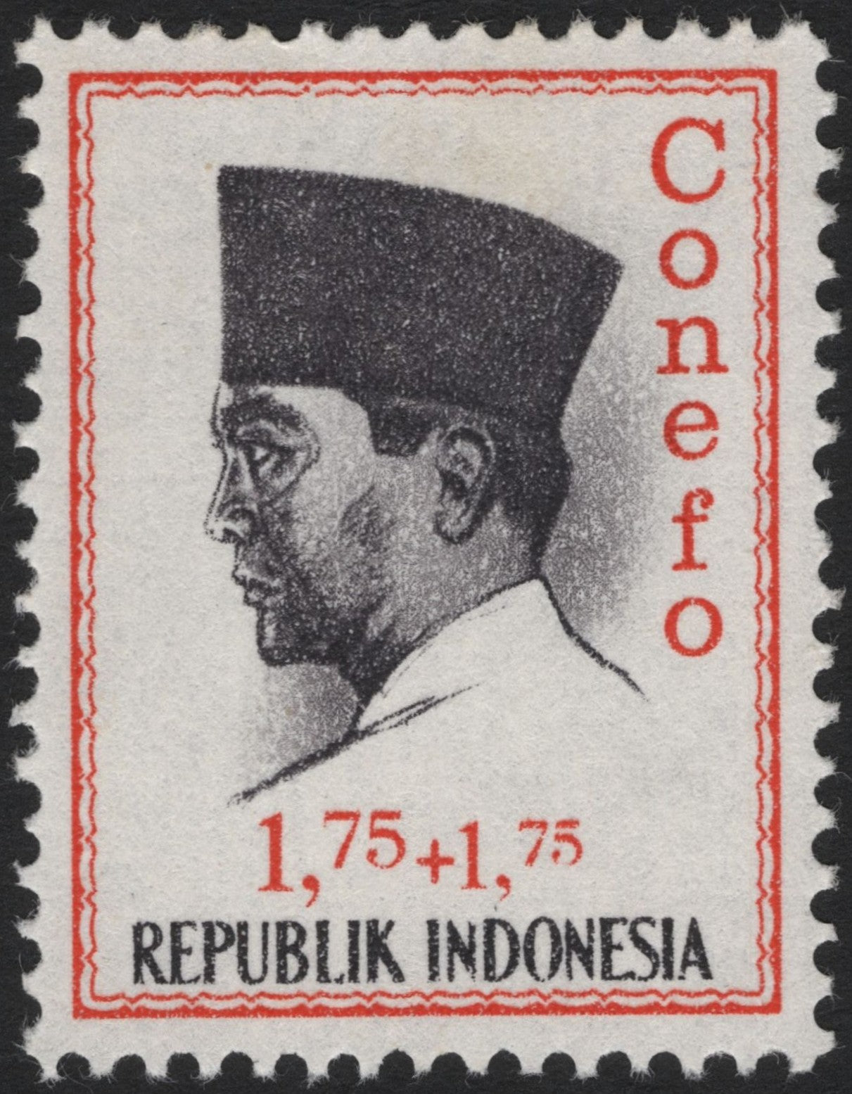 SCG4326 - Indonesia 1965 – CONEFO Fundraising Semi-Postal Stamp
