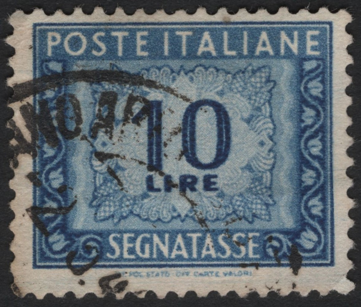 SCG4486 - Italy – 1945 Postage Due 10 Lire (Segnatasse)