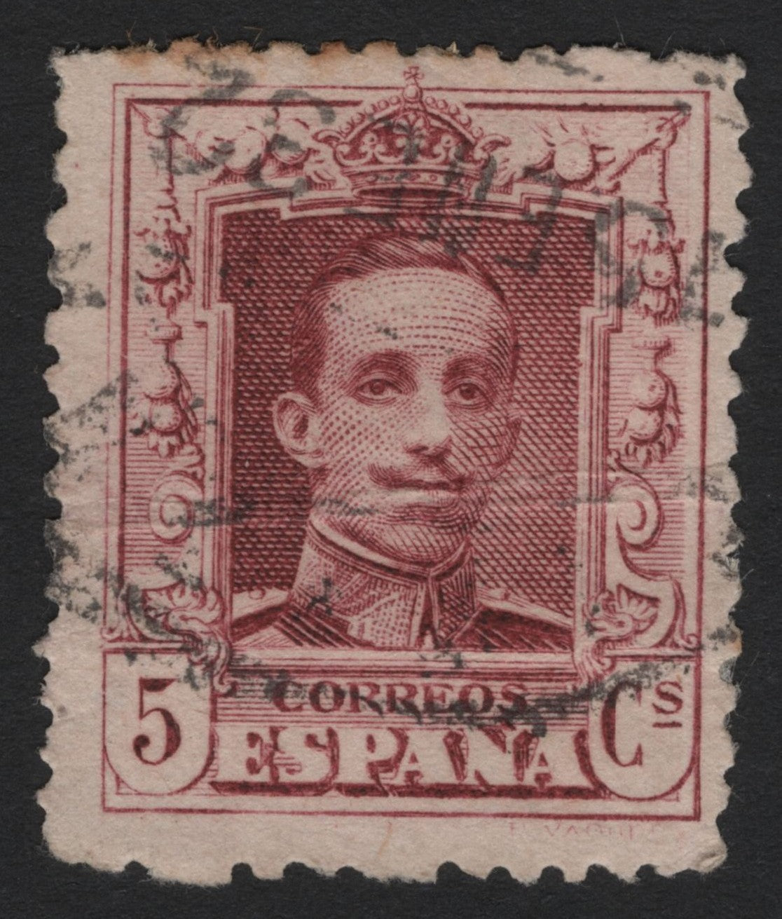 SCG4460 - Spain 1909 – King Alfonso XIII 5 Céntimos