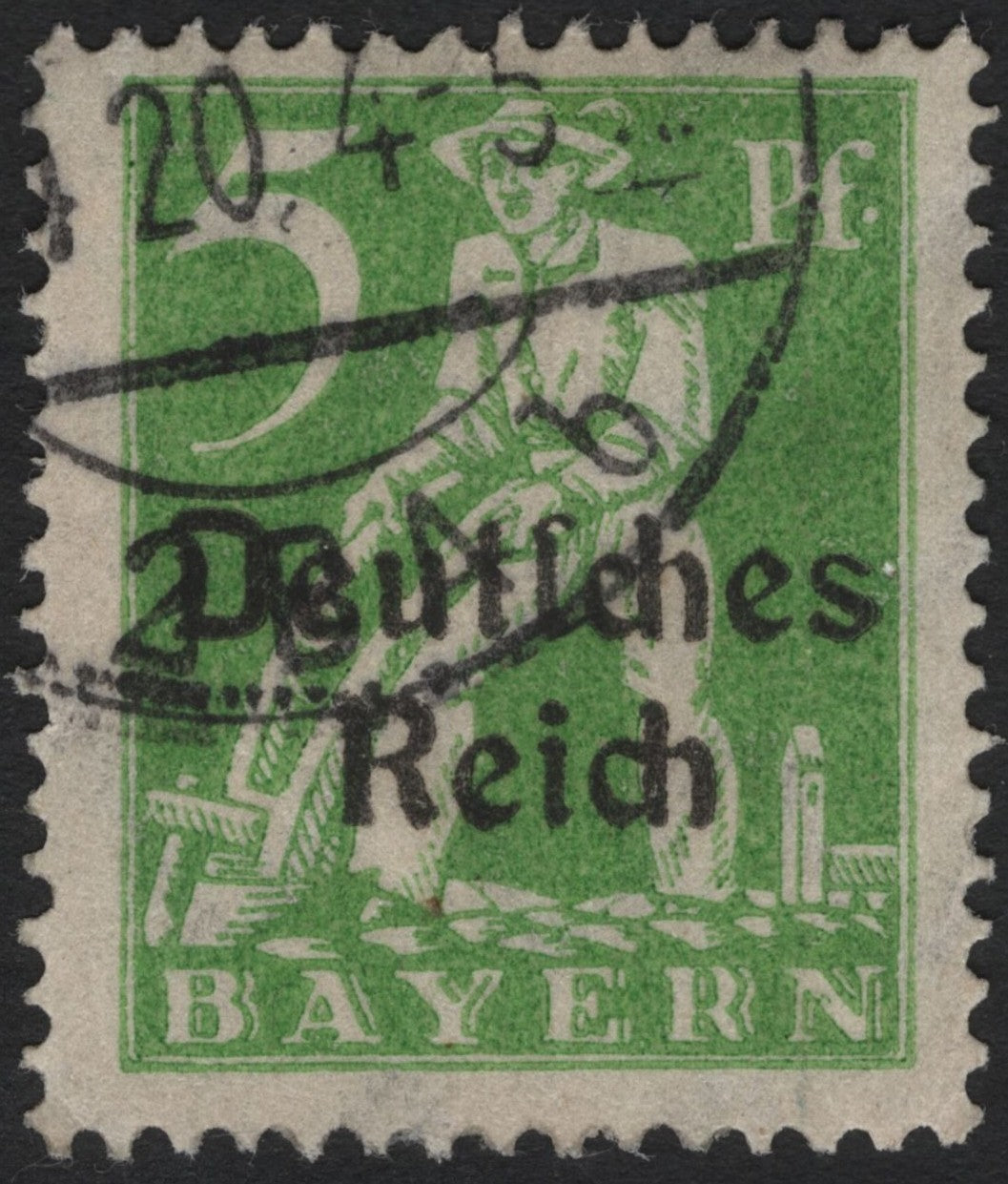 SCG4475 - Germany (Bavaria) – 1920s Overprinted Issue
