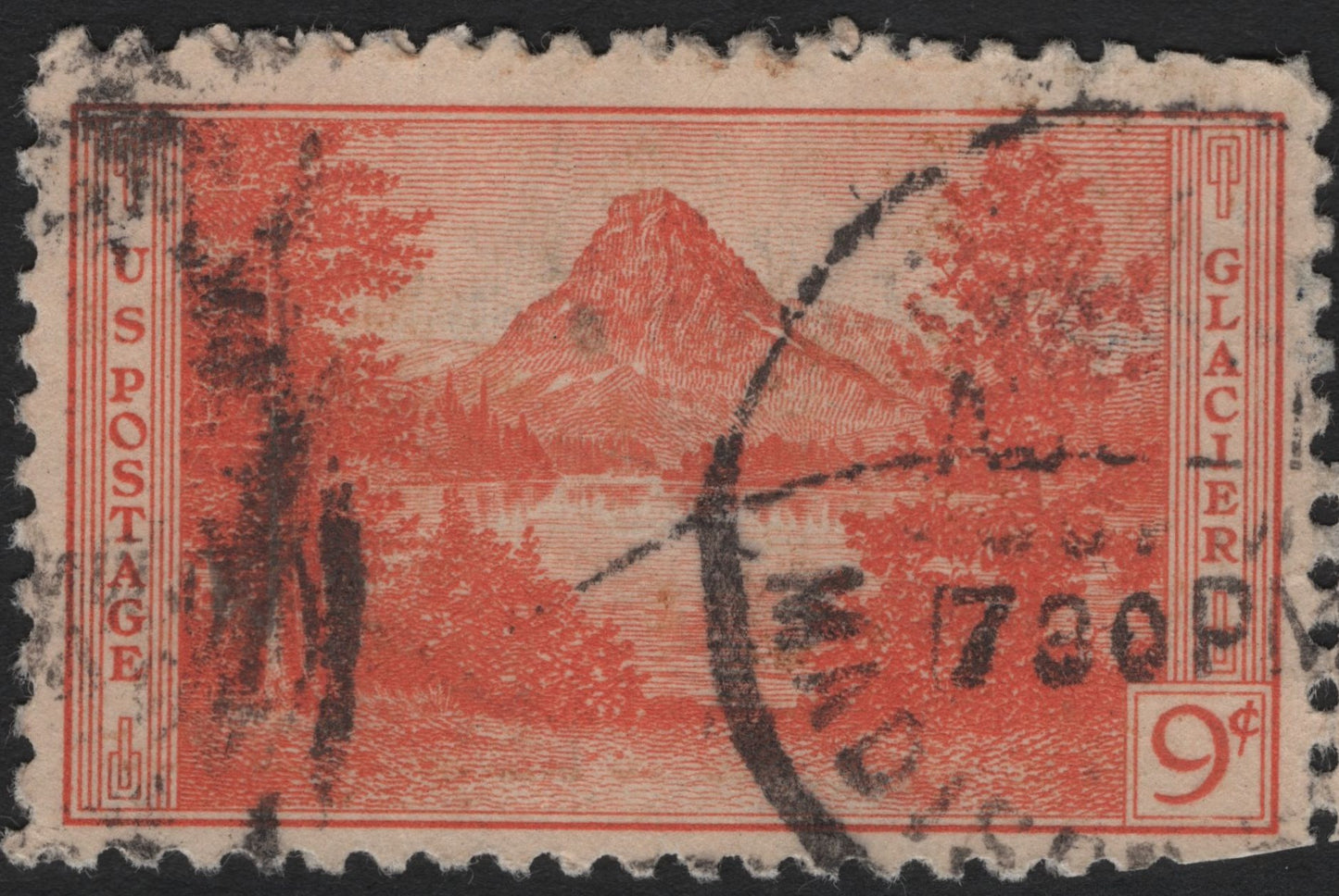 SCG4521 - United States 1934 – Glacier National Park 9¢ (Mount Brown)