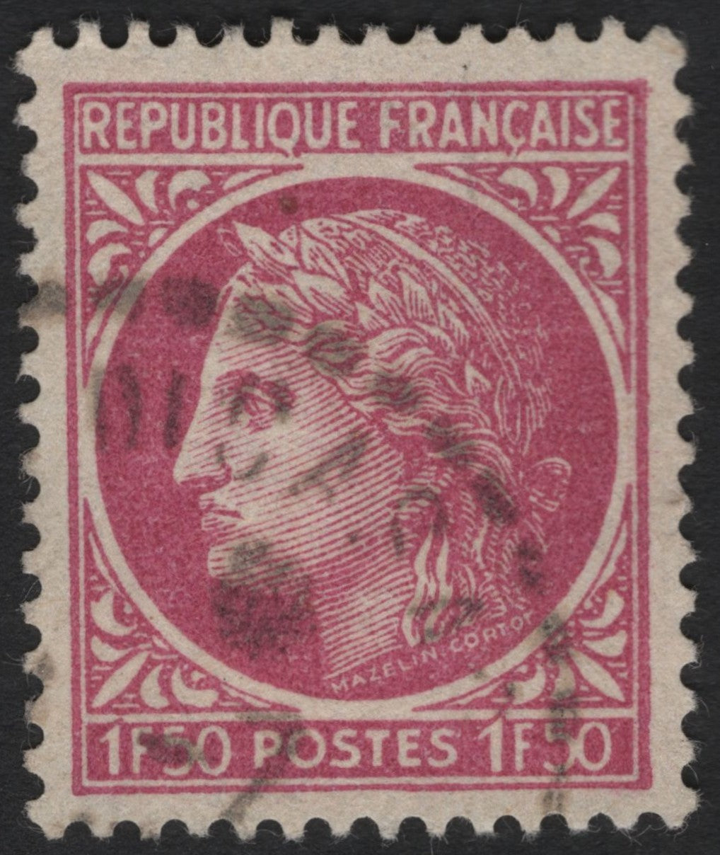 SCG4498 - France 1921 – 1.50 Franc "Ceres" Type, Deep Rose