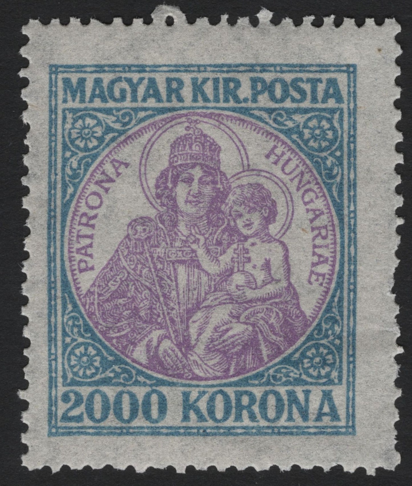 SCG4557 - Hungary 1920 – 2000 Korona “Madonna and Child” High-Value Issue