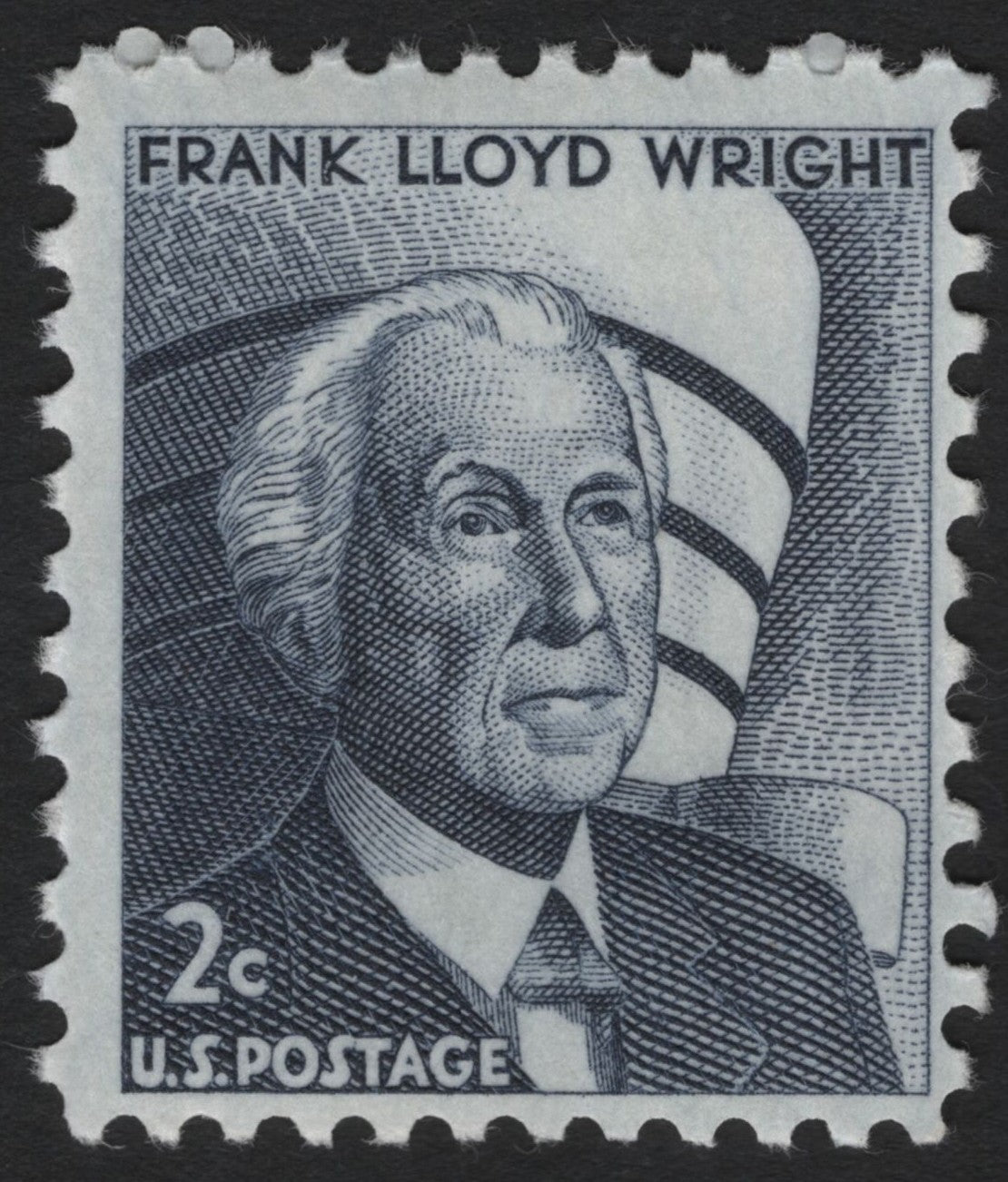 SCG4562 - USA 1966 – Frank Lloyd Wright 2¢ Definitive Stamp