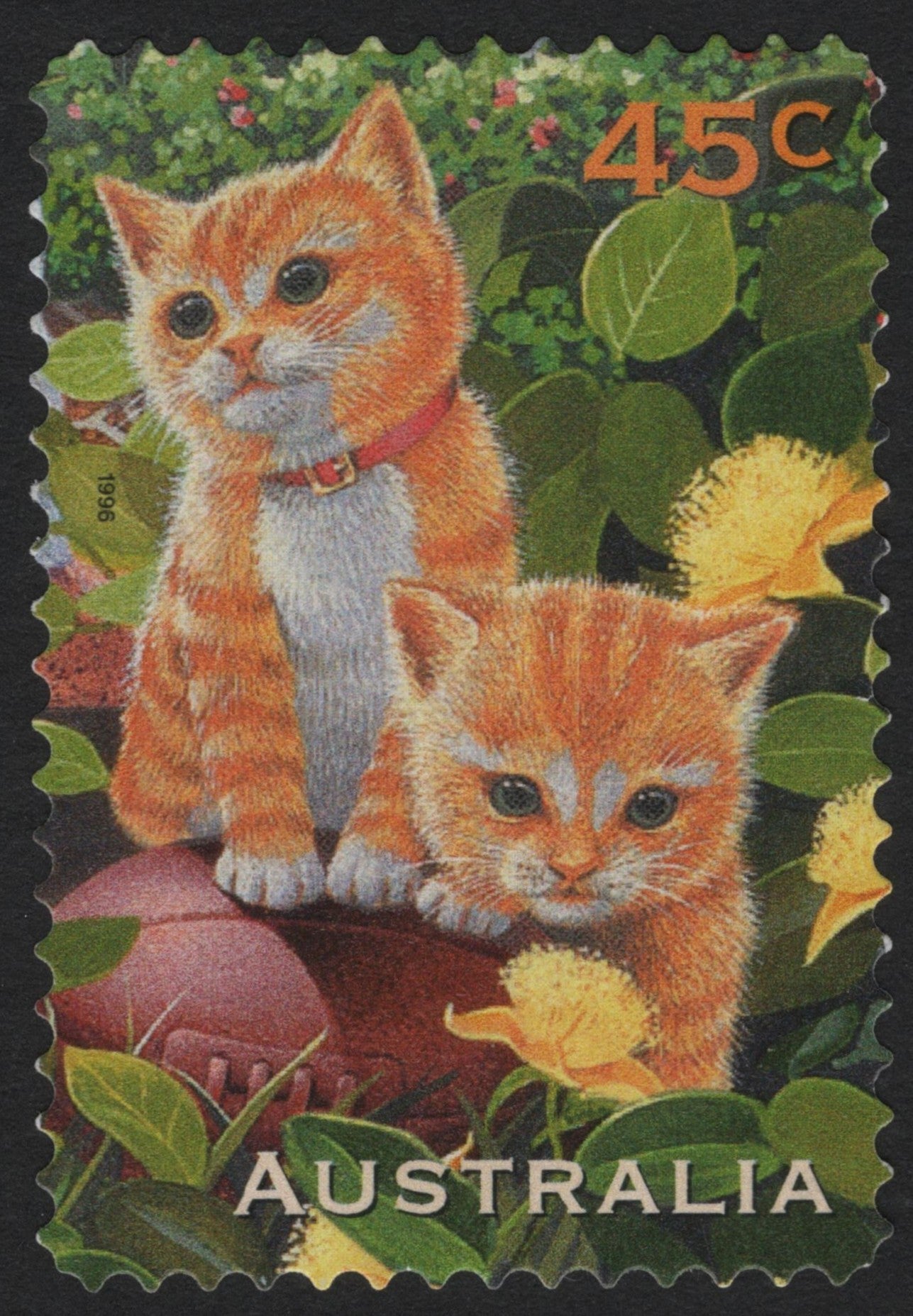 SCG4619 - Australia 1995 – Kittens Definitive, 45c