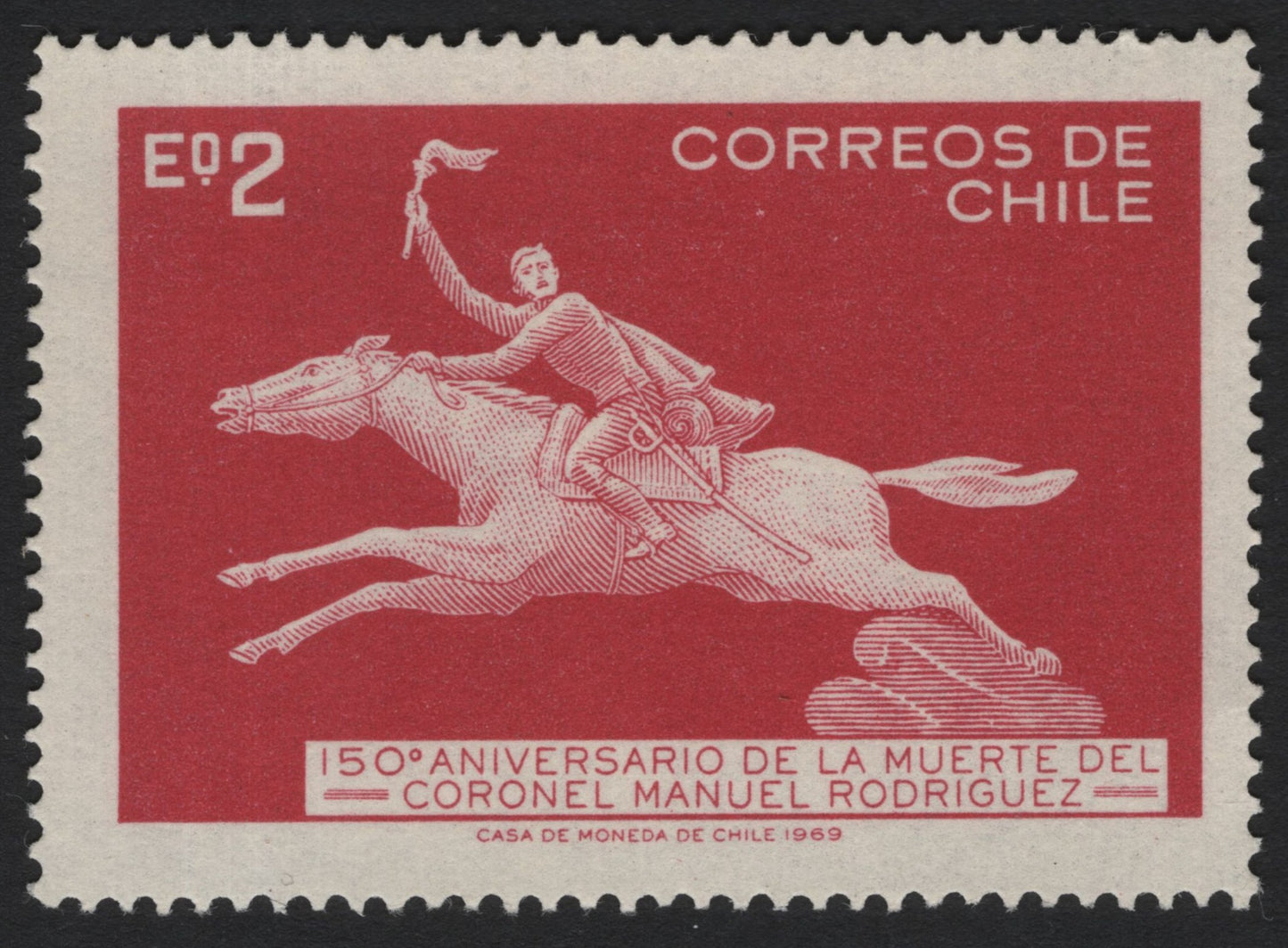SCG4636 - Chile 1969 – 150th Anniversary of the Death of Colonel Manuel Rodríguez