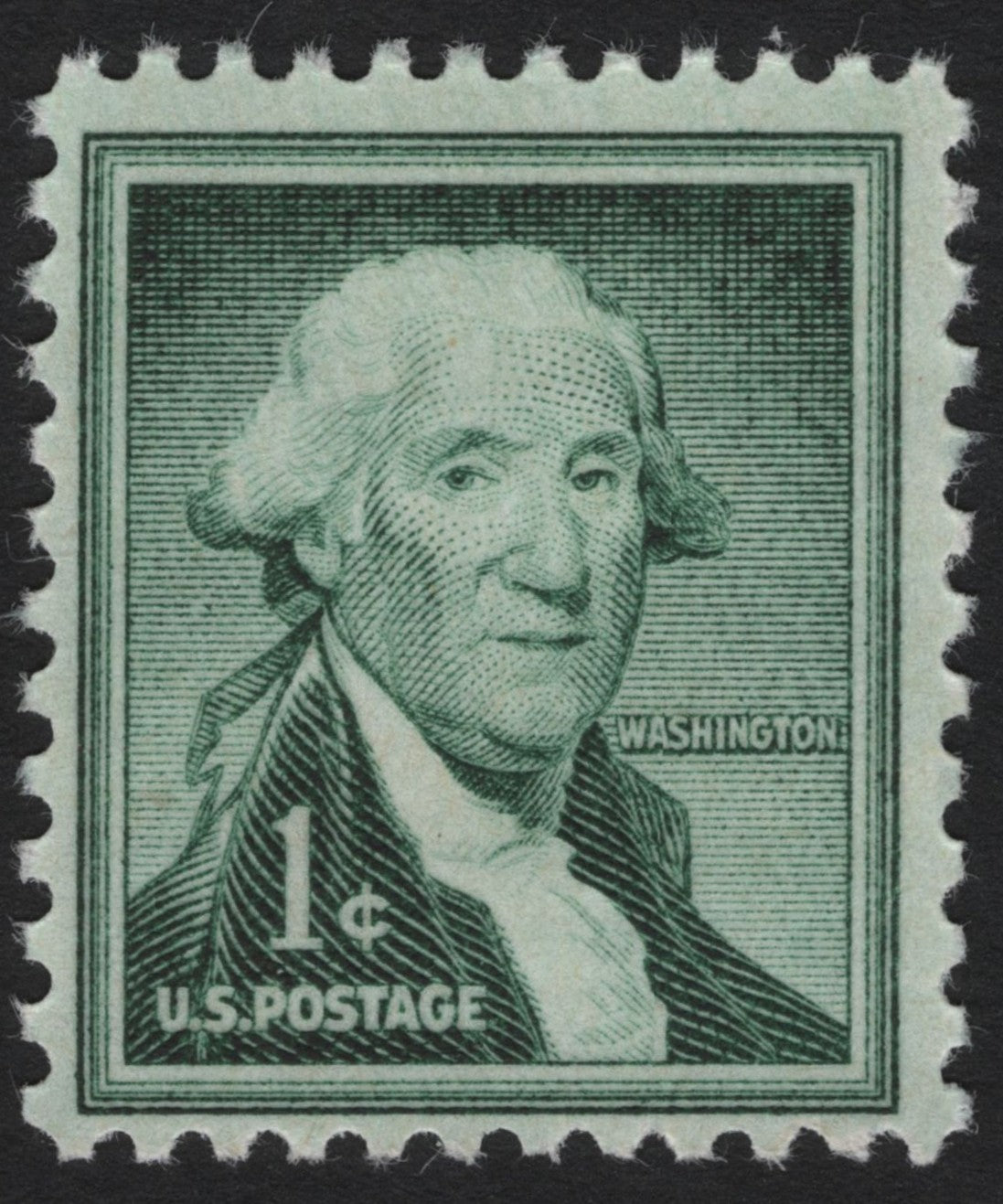 SCG4689 - USA 1938 George Washington 1¢ Green – Presidential Series