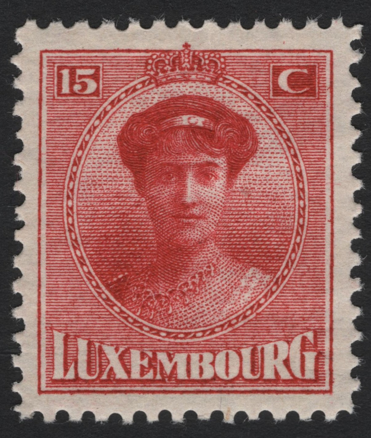 SCG4692 - Luxembourg 1914 – Grand Duchess Marie-Adélaïde, 15c Red